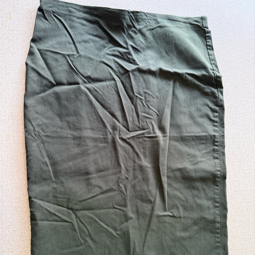 NYC Olive Green Pencil Skirt